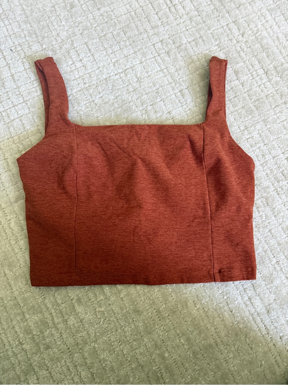 Beyond Yoga Rust Orange Crop Tank Top